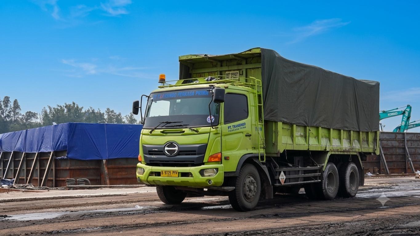 Armada dump truck PT. Transindo Perkasa Prima